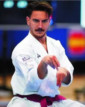  ??  ?? Damián Quintero, karateca malagueño