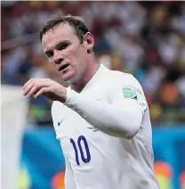  ?? ADAM PRETTY/ GETTY IMAGES ?? Wayne Rooney and his English squad are likely facing a win- orgohome scenario against Uruguay on Thursday. Rooney set up England’s only goal in their 2- 1 loss to Italy on Saturday.