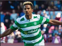  ??  ?? The yob filmed himself chanting abuse about Celtic player Scott Sinclair