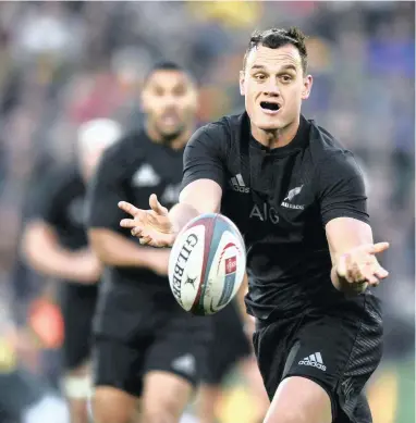  ??  ?? TACTICAL SWITCH: Steve Hansen wants to see if Israel Dagg, above, can do a job for the All Blacks at wing. He has been moved from his customary fullback position for the clash against the Wallabies tomorrow. Savea, 10 Beauden Barrett, 9 Aaron Smith; 8...