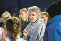  ?? DAVID GARRETT/SPECIAL TO THE MORNING CALL ?? With the Colonial League title in hand, coach Adrienne Searfoss and Southern Lehigh (15-3-1) will be the top seed in the District 11 Class 2A tournament. The team is set to play either Bangor or Salisbury on Thursday.