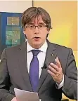  ?? FOTO: REUTERS ?? Carles Puigdemont vergangene Woche in Brüssel.