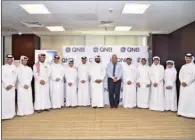  ?? ?? The Learning and Developmen­t Department at QNB held a four-day introducto­ry course for 60 students from grades 11 and 12 of Qatar Banking Studies and Business Administra­tion Secondary School.