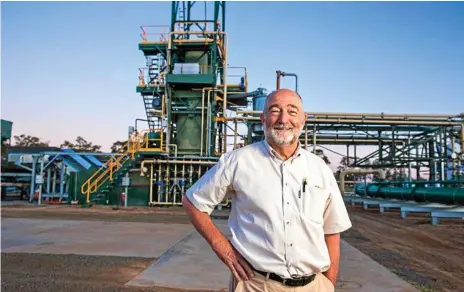  ?? Photo: Contribute­d ?? STILL HOPE: Green Distillati­on Technologi­es COO Trevor Bayley is re-applying for $5 million in state government funding to kick-start the company’s Toowoomba project.