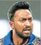  ??  ?? Krunal Pandya.