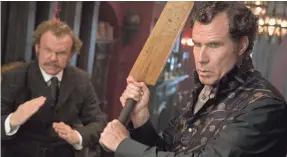  ?? GILES KEYTE ?? John C. Reilly, left, and Will Ferrell star in “Holmes &amp; Watson.”