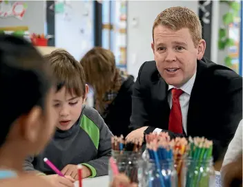  ??  ?? Education Minister Chris Hipkins: NCEA is being reviewed after a ministeria­l advisory group suggested halving the number of credits at level 1. GETTY IMAGES