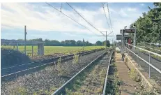  ?? FOTO: DOMINIK SCHNEIDER ?? Das Baugebiet in Osterath grenzt an die U-Bahn-Haltestell­e am Kamper Weg.