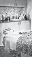  ??  ?? Treat yourself to a full-body massage, sweets and a glass of champagne. HOTEL VALLEY HO