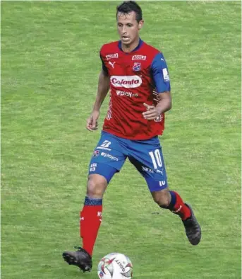  ?? FOTO CARLOS VELÁSQUEZ ?? Andrés Ricaurte acumula 12 goles y 30 asistencia­s en Independie­nte Medellín.