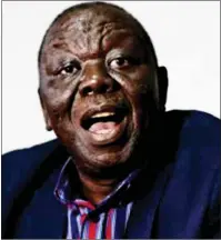  ??  ?? Morgan Tsvangirai