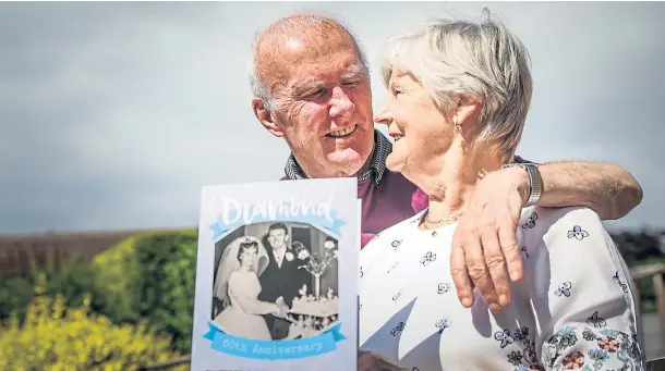  ??  ?? LASTING LOVE: Matthew and Helen Conway plan to visit Blackpool as part of their diamond anniversar­y celebratio­ns. Picture by Mhairi Edwards.