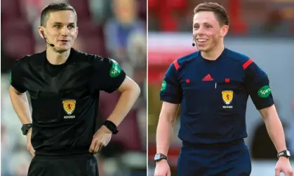  ?? Composite: ProSports/Shuttersto­ck; SNS Group ?? Craig Napier (left) and Lloyd Wilson. Napier took charge of 10 top-flight games last season and Wilson officiates in Scotland’s lower leagues.