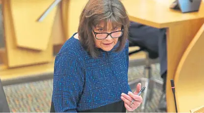  ?? Picture: PA. ?? Health Secretary Jeane Freeman.