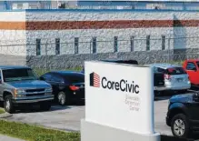  ?? STAFF FILE PHOTO BY TIM BARBER ?? The Silverdale Detention Center in Hamilton County is operated by CoreCivic. State lawmakers recently have discussed the private prison operator’s contract with the state.