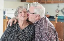 ?? CHERYL CLOCK THE ST. CATHARINES STANDARD ?? Pat Stewart, 74, had a stroke last year. Rehabilita­tion, determinat­ion and the support of husband, John, has helped her to walk and talk again.