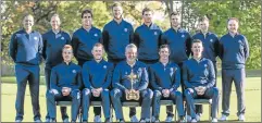  ??  ?? CUP HOLDERS: Team Europe will defend their Ryder Cup title from today