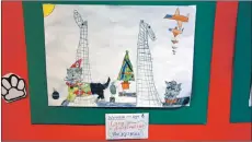  ??  ?? Another winner in the eight-year-old category, Lucy from Dunfermlin­e, impressed with her drawing of Corrie at The Kelpies. 01_B50alison0­6