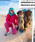  ??  ?? Making strides: Alice has embarked on a journey of discovery across Morocco