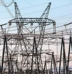  ?? AFP ?? Electrical towers in Adelanto, California. Hackers have developed powerful malware that can shut down electricit­y distributi­on systems and other critical infrastruc­ture.