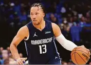  ?? Tony Gutierrez / Associated Press ?? The Mavericks’ Jalen Brunson has been linked to the Knicks on multiple occasions and signing him would end the franchise’s search for star point guard.