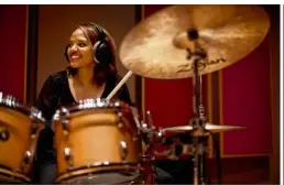  ?? ?? Clockwise (from top left): Terri Lyne Carrington, Leo Genovese, esperanza spalding, and Clark Rundell. At left: Wayne Shorter with the score from “...(Iphigenia).”