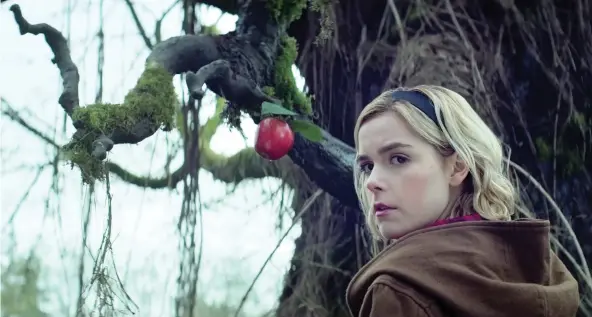  ?? NETFLIX ?? Kiernan Shipka — best known for her role as Don Draper’s daughter on Mad Men — stars in Chilling Adventures of Sabrina, a new take on the witch in the Archie Comics.