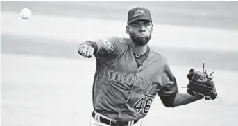  ?? ROSS D. FRANKLIN/ASSOCIATED PRESS ?? The Orioles acquired 22-year-old right-hander Miguel Castro from the Rockies for cash or a player to be named Friday. The former top Blue Jays prospect had been designated for assignment.