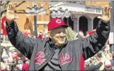  ?? GREG LYNCH / STAFF ?? Dave Concepcion, grand marshal of the Reds’ opening day parade in 2014, isn’t among shortstops in the Hall of Fame but should be.