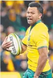  ??  ?? Kurtley Beale.