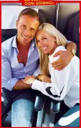  ??  ?? QUATTRO ANNI D’AMORE Sopra, Federica con il fidanzato Marco Bacini, 43. «Tra noi non è stato un colpo di fulmine, ci conoscevam­o da tempo», dice lei.