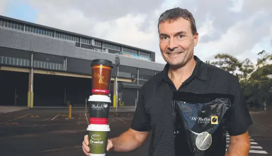  ?? Picture: DAVID CLARK ?? Former Retail Food Group managing director Andre Nell at the old Gold Coast Bulletin site, which the company is now selling.