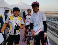  ?? Supplied photos ?? Riders from different parts of the UAE came out in large numbers for a fitting endorsemen­t in Ras Al Khaimah. —