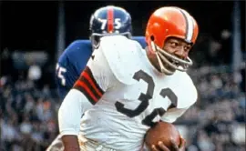  ?? Associated Press ?? Cleveland Browns Hall of Fame running back Jim Brown, a player the Steelers could have had.