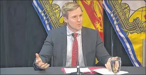  ?? CP FILE PHOTO ?? New Brunswick Premier Brian Gallant apologizes to any residents affected by mistakes in their property tax assessment bills earlier this year.