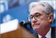  ?? SARAH SILBIGER — POOL PHOTO VIA AP, FILE ?? Federal Reserve Chairman Jerome Powell says the tangled supply chains and shortages that have bedeviled the U.S. economy since this summer have gotten worse and will likely keep inflation elevated well into next year.