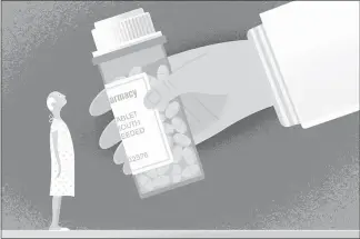  ?? PAUL ROGERS / THE NEW YORK TIMES ?? A 2015 National Survey on Drug Use and Health estimated that 3.8 million Americans use opioids for nonmedical reasons every month. They are commonly handed to patients following all manner of surgery, whether they need them or not.