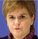  ??  ?? ‘Move at pace’: Miss Sturgeon