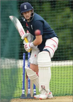  ??  ?? Joe Root has moved himself up to No.3 in the batting order for the first Test against Australia today