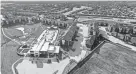  ?? CHRIS LANDSBERGE­R/THE OKLAHOMAN FILE ?? An aerial photo shows the 35 Degrees North Apartment Homes, 2800 NW 192.