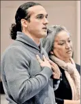  ??  ?? STRONG SHOWING: In “Outcry,” Kelley (in court with his mom, Rosa) argues for his innocence.