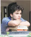  ?? Sony Pictures Classics 2017 ?? “Call Me by Your Name,” with Timothée Chalamet, explores a boy’s romance with a man.