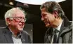  ??  ?? Sanders e Haddad lançam articulaçã­o global progressis­ta