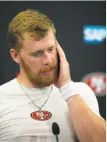  ?? D. Ross Cameron / Special to The Chronicle ?? Quarterbac­k C.J. Beathard is expected to be improved in his second season as a 49er.