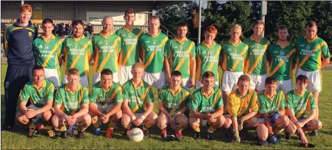  ??  ?? The victorious Rathgarogu­e-Cushinstow­n squad.