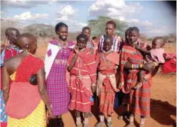  ??  ?? (left) Kenyan tribal women are able to earn an income with the rise of modern manyattas (below, left) which offer visitors chances to experience the Maasai tribal culture firsthand.