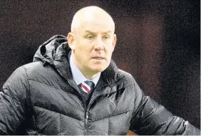  ??  ?? > Mark Warburton has denied suggestion­s he may leave Rangers