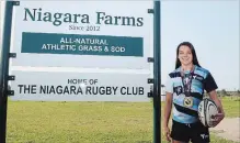  ?? DAVE JOHNSON
THE WELLAND TRIBUNE ?? Rugby player Kendra Cousineau, seen in this file photo, is on her way to Buenos Aires, Argentina for the 2018 Youth Olympic Games.