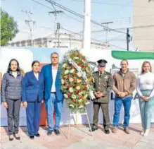  ?? SOFY RAMÍREZ ?? Celebran el día de la Bandera en Lerdo