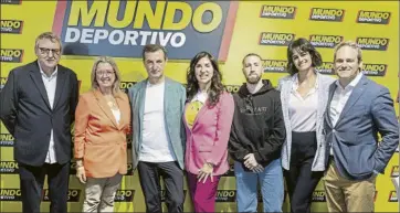  ?? ?? Santi Nolla, Anna Tarrés, Luis Nieves, Cristina Cubero, Sandor Martín, Thaïs Henríquez y David Martín